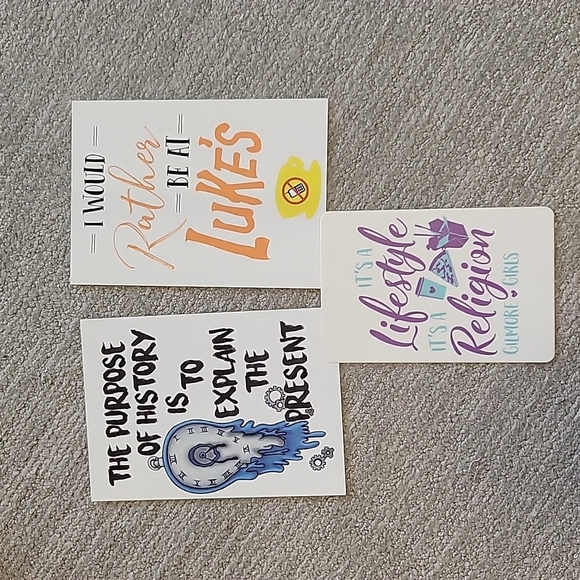 Two art prints and large sticker - Picture 1 of 1